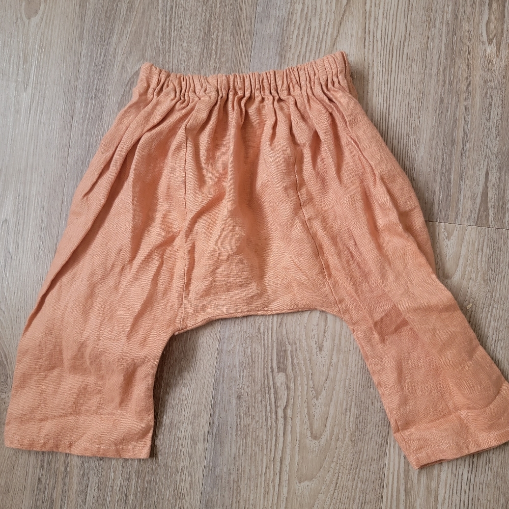 18/24mo baby 100%linen harem pants